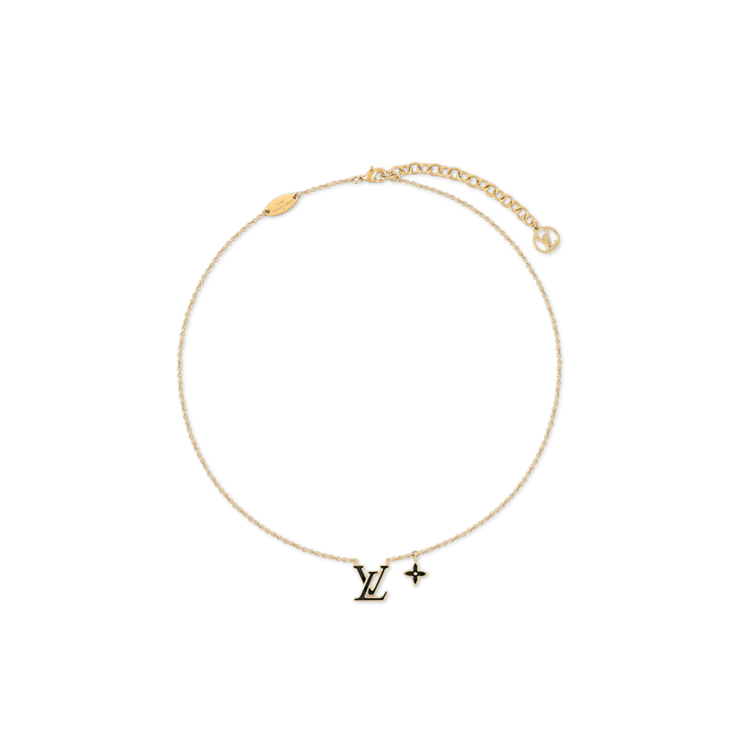 LOUIS VUITTON LV ICONIC ENAMEL NECKLACE M02147 LOUIS VUITTON LV ICONIC ENAMEL NECKLACE M02147